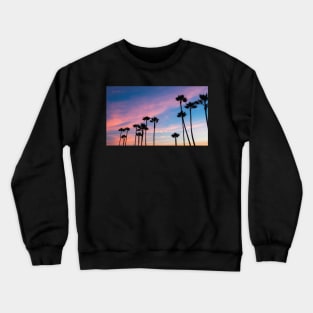 Silhouetted palms. Crewneck Sweatshirt